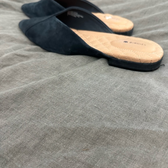 Birdies Swan Mule Navy Suede - Picture 3 of 3